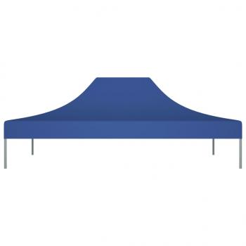 Partyzelt-Dach 4x3 m Blau 270 g/m²