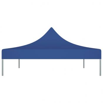 Partyzelt-Dach 4,5x3 m Blau 270 g/m²
