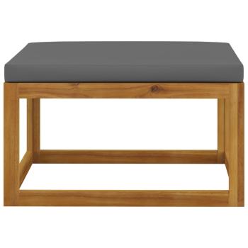5-tlg. Garten-Lounge-Set mit Auflagen Massivholz Akazie