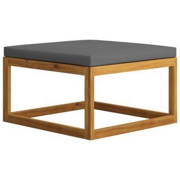 5-tlg. Garten-Lounge-Set mit Auflagen Massivholz Akazie