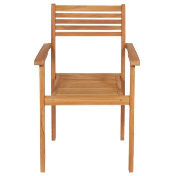 9-tlg. Garten-Essgruppe Massivholz Teak