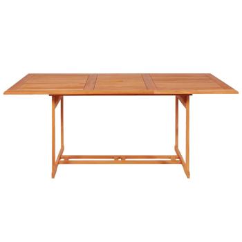 9-tlg. Garten-Essgruppe Massivholz Teak