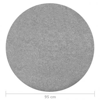 Kunstrasen mit Noppen Durchm. 95 cm Grau Rund