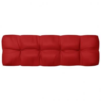 Palettenkissen 3-tlg. Rot Stoff