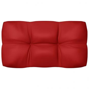 Palettenkissen 3-tlg. Rot Stoff