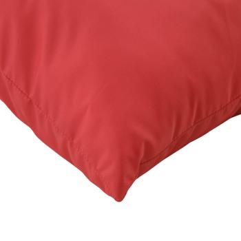 Palettenkissen 3-tlg. Rot Oxford-Gewebe