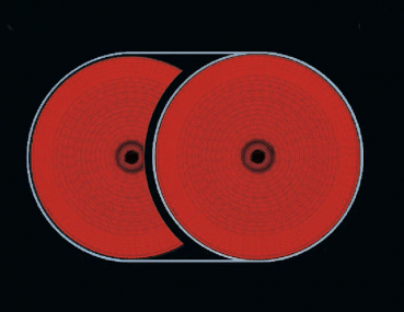 AEG HK654850XB Autarkes Elektro-Kochfeld, Glaskeramik, 60 cm breit, Sensor-Tasten, Edelstahl-Rahmen