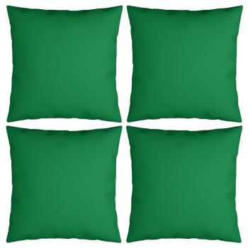 ARDEBO.de - Zierkissen 4 Stk. Grün 60x60 cm Stoff