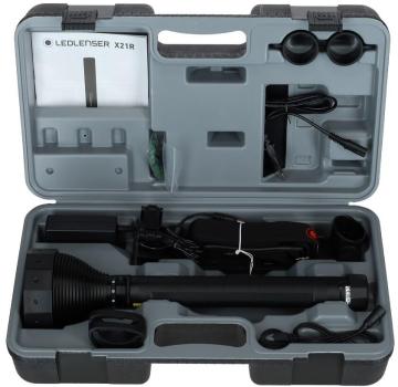 LED LENSER X21R.2 Taschenlampe, schwarz (501967)