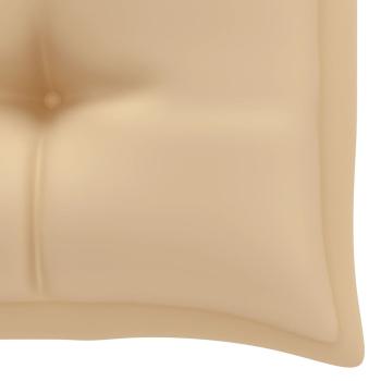 ARDEBO.de - Gartenbank-Auflage Beige 100x50x7 cm Oxford-Gewebe