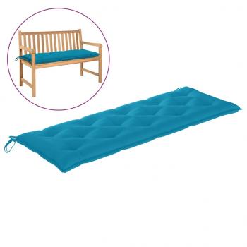 ARDEBO.de - Gartenbank-Auflage Hellblau 150x50x7 cm Oxford-Gewebe