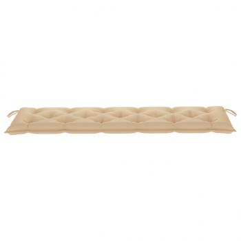 Gartenbank-Auflage Beige 180x50x7 cm Oxford-Gewebe