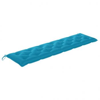 Gartenbank-Auflage Hellblau 200x50x7 cm Oxford-Gewebe
