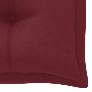 Gartenbank-Auflage Weinrot 200x50x7 cm Oxford-Gewebe