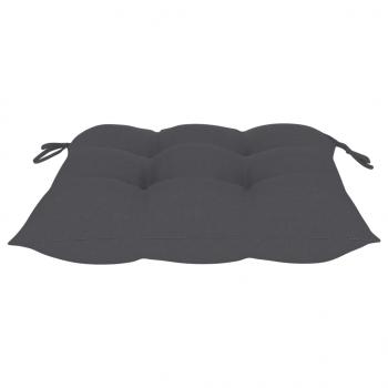 Stuhlkissen 6 Stk. Anthrazit 40x40x7 cm Oxford-Gewebe
