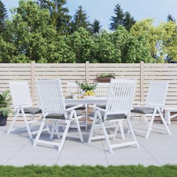 ARDEBO.de - Stuhlkissen 6 Stk. Grau 40x40x7 cm Oxford-Gewebe