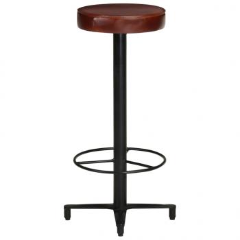 Barhocker 2 Stk. 76 cm Echtleder