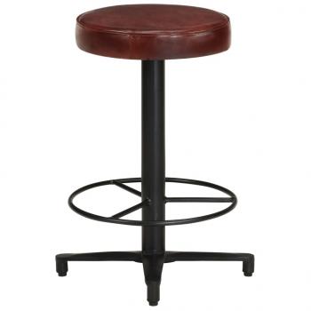 ARDEBO.de - Barhocker 2 Stk. 52 cm Echtleder