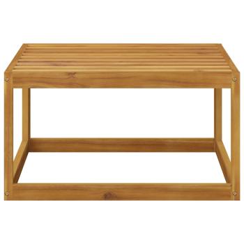 8-tlg. Garten-Lounge-Set mit Auflagen Massivholz Akazie