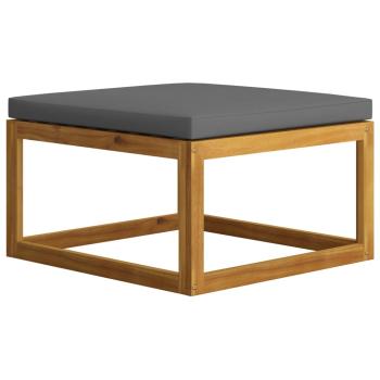 12-tlg. Garten-Lounge-Set mit Auflagen Massivholz Akazie