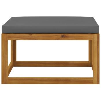 6-tlg. Garten-Lounge-Set mit Auflagen Massivholz Akazie