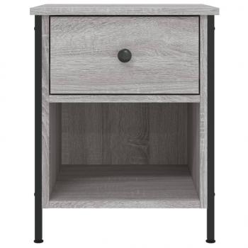 Nachttisch Grau Sonoma-Eiche 40x42x50 cm Holzwerkstoff
