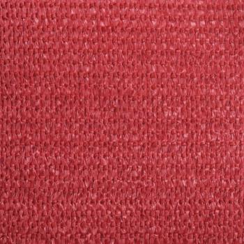 Sonnensegel 160 g/m² Rot 3,5x5 m HDPE
