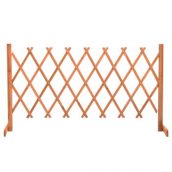 ARDEBO.de - Garten-Rankzaun Orange 150x80 cm Massivholz Tanne