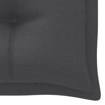 ARDEBO.de - Gartenbank-Auflage Anthrazit 200x50x7 cm Oxford-Gewebe
