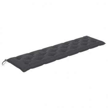 Gartenbank-Auflage Anthrazit 200x50x7 cm Oxford-Gewebe