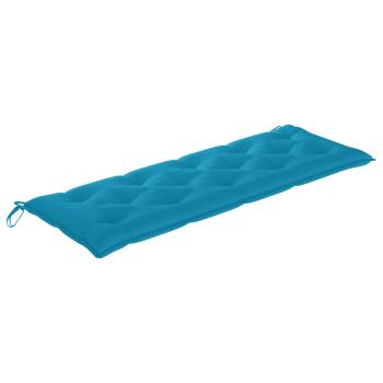 ARDEBO.de - Gartenbank-Auflagen 2 Stk. Hellblau 150x50x7 cm Oxford-Gewebe
