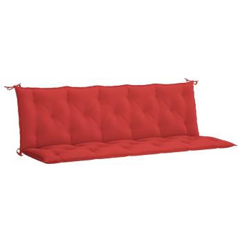 Gartenbank-Auflage Rot 180x(50+50)x7 cm Oxford-Gewebe