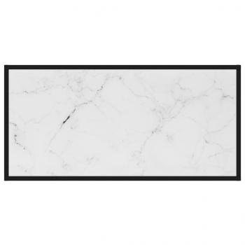 ARDEBO.de - Couchtisch Weiß 100x50x35 cm Hartglas
