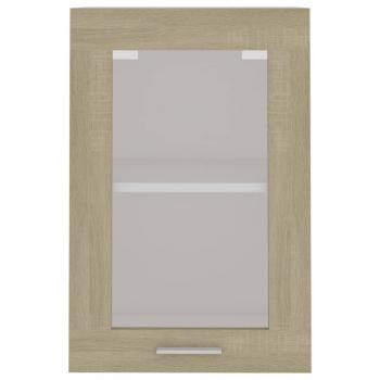 Hängeglasschrank Sonoma-Eiche 40x31x60 cm Holzwerkstoff