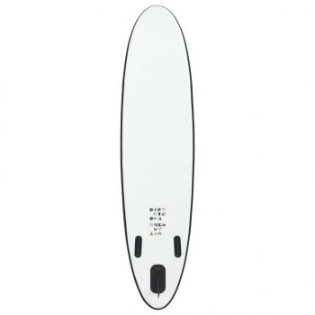 Aufblasbares Stand Up Paddle Board Set Schwarz und Weiß