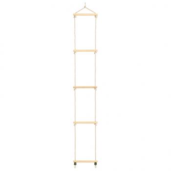 Kinder-Strickleiter Massivholz und PE 30x168 cm 