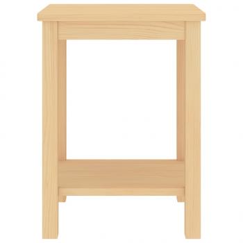 Nachttisch Natur 35x30x47 cm Massivholz Kiefer