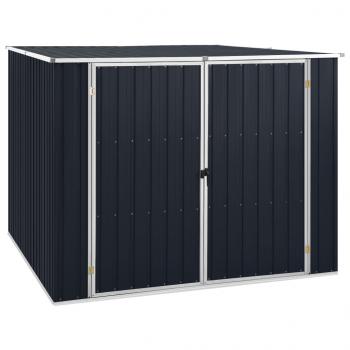 ARDEBO.de - Gerätehaus Anthrazit 195x198x159 cm Verzinkter Stahl