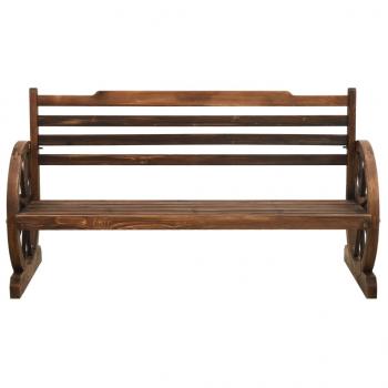 Gartenbank 142 cm Massivholz Tanne