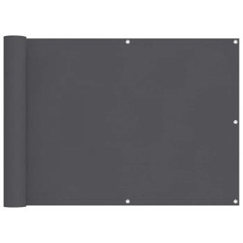 Balkon-Sichtschutz Anthrazit 75x500 cm Oxford-Gewebe