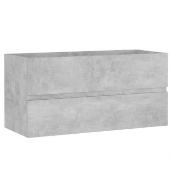 Waschbeckenunterschrank Betongrau 90x38,5x45 cm Holzwerkstoff