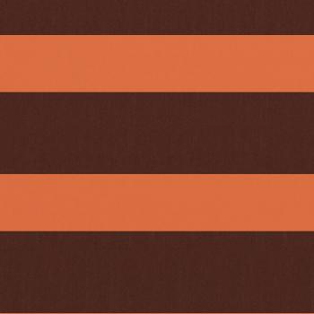 Balkon-Sichtschutz Orange und Braun 75x600 cm Oxford-Gewebe