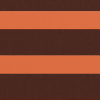 Balkon-Sichtschutz Orange und Braun 90x300 cm Oxford-Gewebe