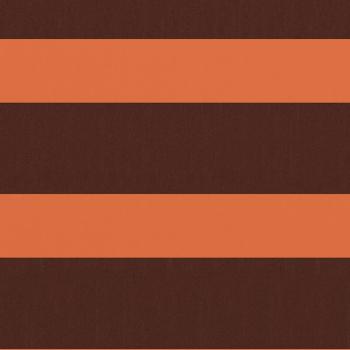 Balkon-Sichtschutz Orange und Braun 90x500 cm Oxford-Gewebe