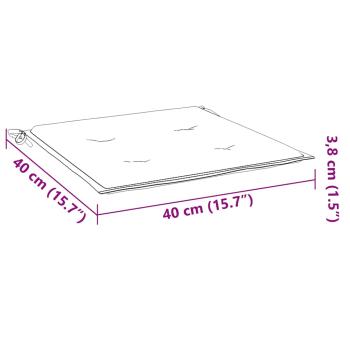 Klappbare Gartenstühle 2 Stk. mit Sitzkissen Massivholz Akazie