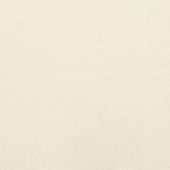 Palettenkissen Creme 120x80x12 cm Stoff