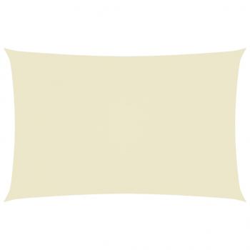 Sonnensegel Oxford-Gewebe Rechteckig 3x6 m Creme