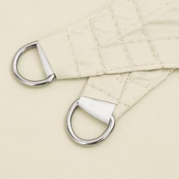 Sonnensegel Oxford-Gewebe Dreieckig 4x5x6,4 m Creme