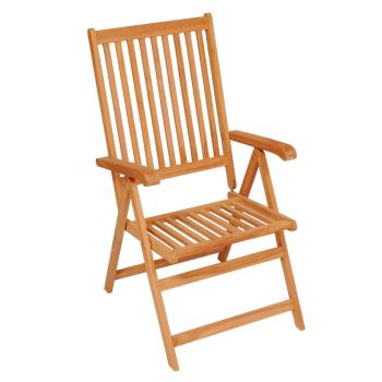 Gartenstühle 2 Stk. mit Roten Kissen Massivholz Teak