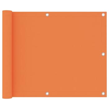 Balkon-Sichtschutz Orange 75x300 cm Oxford-Gewebe